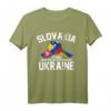 Slowakei steht mit Ukraine - Ukrainische & Slowakische Flagge T-Shirt für patriotische Unterstützung