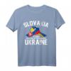 Slowakei steht mit Ukraine - Ukrainische & Slowakische Flagge T-Shirt für patriotische Unterstützung