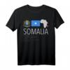 Somalia T-Shirt mit Flagge, Emblem und Afrika-Karte – Perfektes Souvenir oder Geschenk für Reisende und Touristen