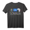 Somalia T-Shirt mit Flagge, Emblem und Afrika-Karte – Perfektes Souvenir oder Geschenk für Reisende und Touristen