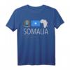 Somalia T-Shirt mit Flagge, Emblem und Afrika-Karte – Perfektes Souvenir oder Geschenk für Reisende und Touristen