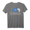 Somalia T-Shirt mit Flagge, Emblem und Afrika-Karte – Perfektes Souvenir oder Geschenk für Reisende und Touristen