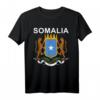 Somalia-Wappen-Shirt - Klassisch geschnitten mit doppeltem Saum für patriotisches Statement