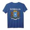 Somalia-Wappen-Shirt - Klassisch geschnitten mit doppeltem Saum für patriotisches Statement