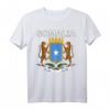Somalia-Wappen-Shirt - Klassisch geschnitten mit doppeltem Saum für patriotisches Statement