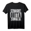 HapKoala Geschenk - Straight Outta Somalia T-Shirt, Personalisiertes Somalia-Shirt für Geburtsjubiläum, stolz auf Somalia