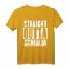 HapKoala Geschenk - Straight Outta Somalia T-Shirt, Personalisiertes Somalia-Shirt für Geburtsjubiläum, stolz auf Somalia