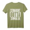 HapKoala Geschenk - Straight Outta Somalia T-Shirt, Personalisiertes Somalia-Shirt für Geburtsjubiläum, stolz auf Somalia
