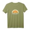 Damen T-Shirt mit Regenbogen und Sonne - Retro Design für Frühling & Sommer, Geschenkidee für Frauen