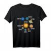 Sonnensystem Planeten Sonne T-Shirt – Perfektes Geschenk für Hobby-Astronomen & Sternenliebhaber zum Geburtstag oder Weihnachten