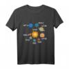 Sonnensystem Planeten Sonne T-Shirt – Perfektes Geschenk für Hobby-Astronomen & Sternenliebhaber zum Geburtstag oder Weihnachten