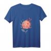 Minimalistisches Boho Vintage T-Shirt mit Sonne und Blumen – Kunstvolles Design, klassischer Schnitt, ideal für Natur- und Modefans