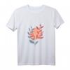 Minimalistisches Boho Vintage T-Shirt mit Sonne und Blumen – Kunstvolles Design, klassischer Schnitt, ideal für Natur- und Modefans