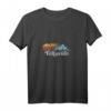 Damen Vintage Telluride Retro Distressed Mountains T-Shirt mit V-Ausschnitt – Perfekt als Souvenir, Geschenk für Natur- und Bergliebhaber, Retro Design