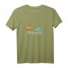 Damen Vintage Telluride Retro Distressed Mountains T-Shirt mit V-Ausschnitt – Perfekt als Souvenir, Geschenk für Natur- und Bergliebhaber, Retro Design