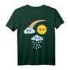 Kawaii Sonne Wolke Regenbogen T-Shirt – Buntes, niedliches Design für Kinder und Fans verspielter Mode