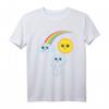 Kawaii Sonne Wolke Regenbogen T-Shirt – Buntes, niedliches Design für Kinder und Fans verspielter Mode