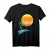 Sonne Palmen am Meer | Urlaub am Wasser Idee T-Shirt – Perfektes Geschenk für Strand- und Wasserliebhaber, Familie & Freunde