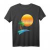 Sonne Palmen am Meer | Urlaub am Wasser Idee T-Shirt – Perfektes Geschenk für Strand- und Wasserliebhaber, Familie & Freunde