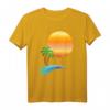 Sonne Palmen am Meer | Urlaub am Wasser Idee T-Shirt – Perfektes Geschenk für Strand- und Wasserliebhaber, Familie & Freunde