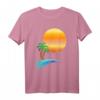 Sonne Palmen am Meer | Urlaub am Wasser Idee T-Shirt – Perfektes Geschenk für Strand- und Wasserliebhaber, Familie & Freunde