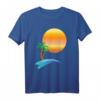 Sonne Palmen am Meer | Urlaub am Wasser Idee T-Shirt – Perfektes Geschenk für Strand- und Wasserliebhaber, Familie & Freunde