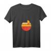 Damen Aperol Spritz T-Shirt mit V-Ausschnitt - Retro Sonne & Sommer Cocktail für Mädels, Junggesellenabschied & Bar-Feeling