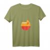 Damen Aperol Spritz T-Shirt mit V-Ausschnitt - Retro Sonne & Sommer Cocktail für Mädels, Junggesellenabschied & Bar-Feeling