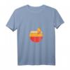 Damen Aperol Spritz T-Shirt mit V-Ausschnitt - Retro Sonne & Sommer Cocktail für Mädels, Junggesellenabschied & Bar-Feeling