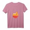 Damen Aperol Spritz T-Shirt mit V-Ausschnitt - Retro Sonne & Sommer Cocktail für Mädels, Junggesellenabschied & Bar-Feeling