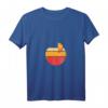 Damen Aperol Spritz T-Shirt mit V-Ausschnitt - Retro Sonne & Sommer Cocktail für Mädels, Junggesellenabschied & Bar-Feeling