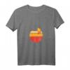 Damen Aperol Spritz T-Shirt mit V-Ausschnitt - Retro Sonne & Sommer Cocktail für Mädels, Junggesellenabschied & Bar-Feeling