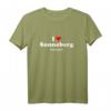 I Love Sonneberg & Thüringen T-Shirt – Klassisch geschnitten, doppelt genähter Saum, perfekte Heimatliebe Geschenk