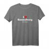 I Love Sonneberg & Thüringen T-Shirt – Klassisch geschnitten, doppelt genähter Saum, perfekte Heimatliebe Geschenk
