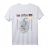 Muay Thai – Thailand zu Deutschland T-Shirt für Herren & Damen, Kampfsportfans, Tiger-Design & Flaggen