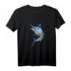 Wunderschönes Blue Marlin Fischerhemd – Unisex Kurzarm T-Shirt für Fischer, Meerestier-Liebhaber und Fischfans