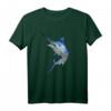Wunderschönes Blue Marlin Fischerhemd - Unisex Kurzarm-T-Shirt für Fischer, Meerestierliebhaber und Sportfischer, ideales Geschenk für Angler und Meerfans