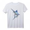 Wunderschönes Blue Marlin Fischerhemd - Unisex Kurzarm-T-Shirt für Fischer, Meerestierliebhaber und Sportfischer, ideales Geschenk für Angler und Meerfans