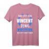 Vincent Name Vorname Geschenk T-Shirt - Personalisierte Geschenkidee für Geburtstag, Matura 2021 & Freunde