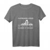 GPS Koordinaten T-Shirt Hamburg - Heimatstadt Design mit Michel, Elbphilharmonie & Köhlbrandbrücke für Hamburger & Touristen