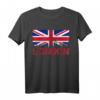 London Skyline UK England Union Jack T-Shirt – Cooles Souvenir & Geschenk für England-Liebhaber