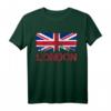 London Skyline UK England Union Jack T-Shirt – Cooles Souvenir & Geschenk für England-Liebhaber