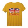 London Skyline UK England Union Jack T-Shirt – Cooles Souvenir & Geschenk für England-Liebhaber