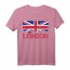 London Skyline UK England Union Jack T-Shirt – Cooles Souvenir & Geschenk für England-Liebhaber
