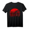 Urlaubs Träume - Strand Palmen Meer Sommer Sonnenuntergang T-Shirt für Reise- und Strandliebhaber, Retro Vintage Design