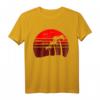 Urlaubs Träume - Strand Palmen Meer Sommer Sonnenuntergang T-Shirt für Reise- und Strandliebhaber, Retro Vintage Design