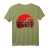 Urlaubs Träume - Strand Palmen Meer Sommer Sonnenuntergang T-Shirt für Reise- und Strandliebhaber, Retro Vintage Design