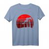 Urlaubs Träume - Strand Palmen Meer Sommer Sonnenuntergang T-Shirt für Reise- und Strandliebhaber, Retro Vintage Design