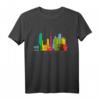 Seoul Skyline Südkorea Bunt Vintage T-Shirt – Perfektes Geschenk für Korea-Liebhaber und Stadtfans