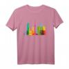 Seoul Skyline Südkorea Bunt Vintage T-Shirt – Perfektes Geschenk für Korea-Liebhaber und Stadtfans